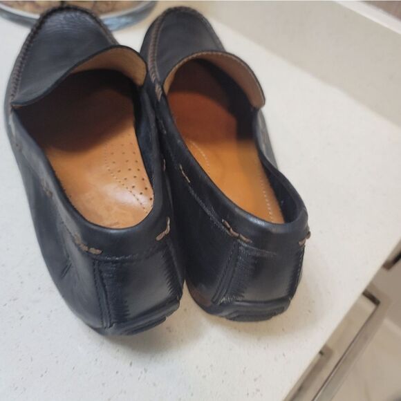 FRYE Mens Leather Loafers Lewis Venetian Size 10 - Picture 6 of 15